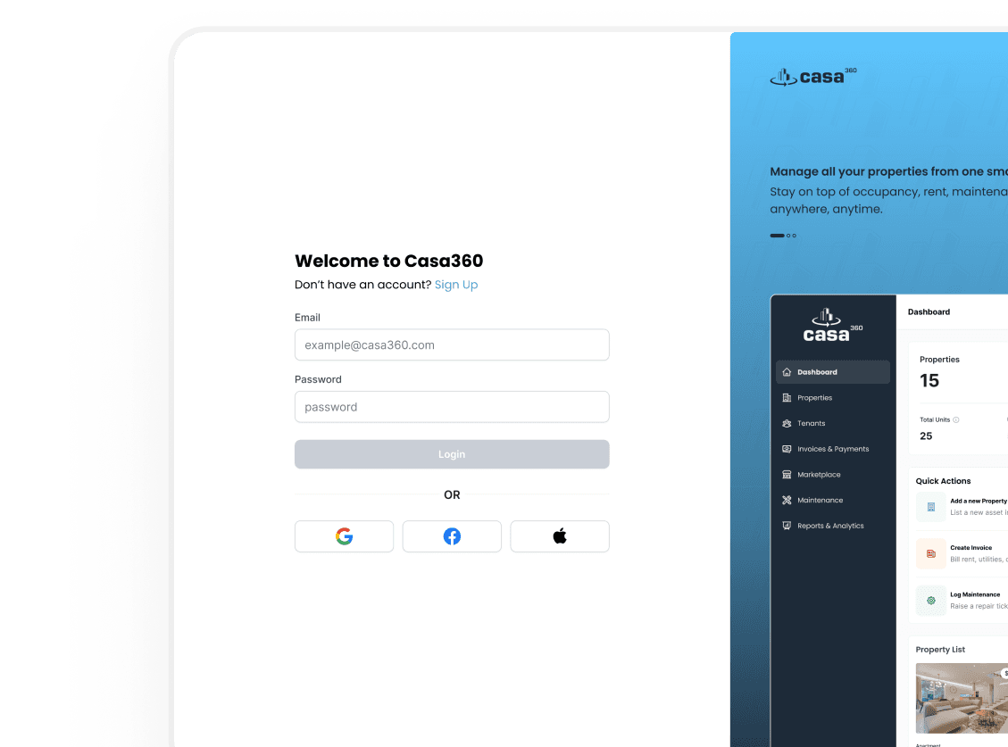 Welcome to Casa360 onboarding